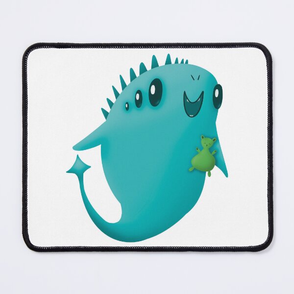 Item preview, Frankie the Fluff Sea Monster designed and sold by NoniBeeArtwork.