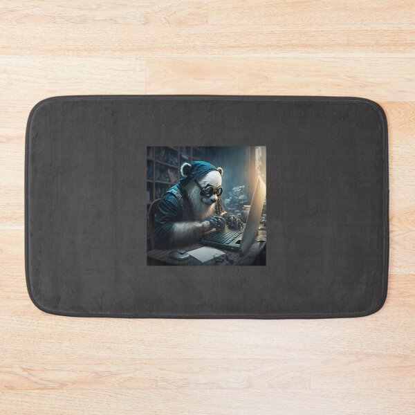 Item preview, Cyberpunk panda hacker working designed and sold by ARTeez⭐️⭐️⭐️⭐️⭐️.