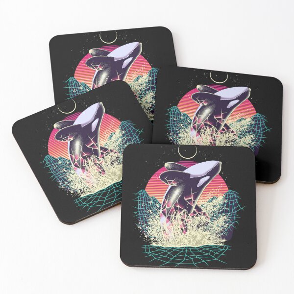Item preview, Jumping Orca [ Geometric Series ] designed and sold by eggzoo.