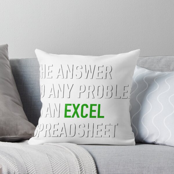 Item preview, the answer to any problem is an excel spreadsheet designed and sold by starry-kyla.