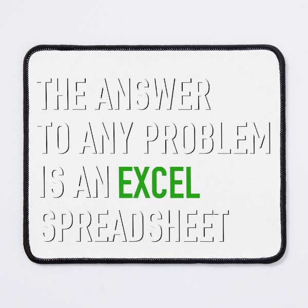 Item preview, the answer to any problem is an excel spreadsheet designed and sold by starry-kyla.