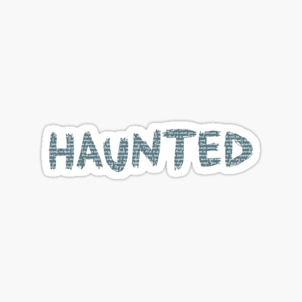 Item preview, Haunted Lyrics designed and sold by spookyhobbit.