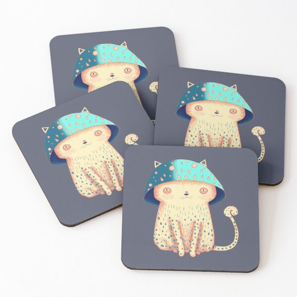 Item preview, Cute cat in blue hat designed and sold by Christolamber.