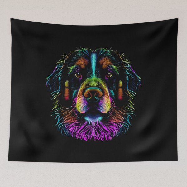 Artikelvorschau, Bernese Mountain Dog Colorful Paint Splash entworfen und verkauft von rafaeltto.