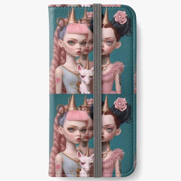 Girls Unicorn Party iPhone Wallet