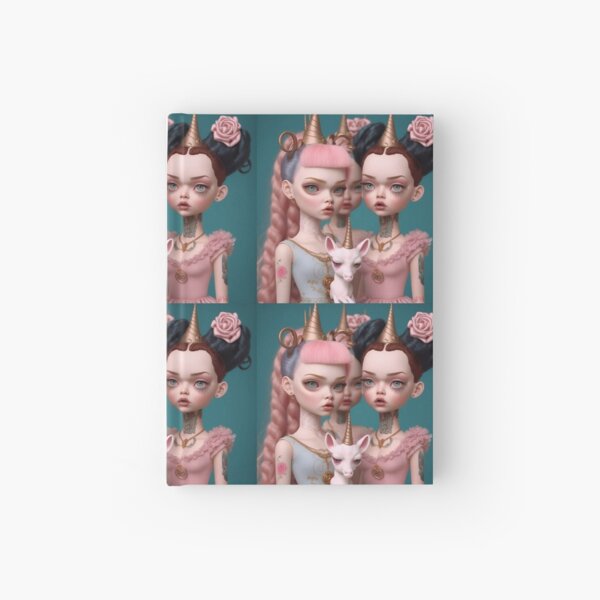 Girls Unicorn Party Hardcover Journal
