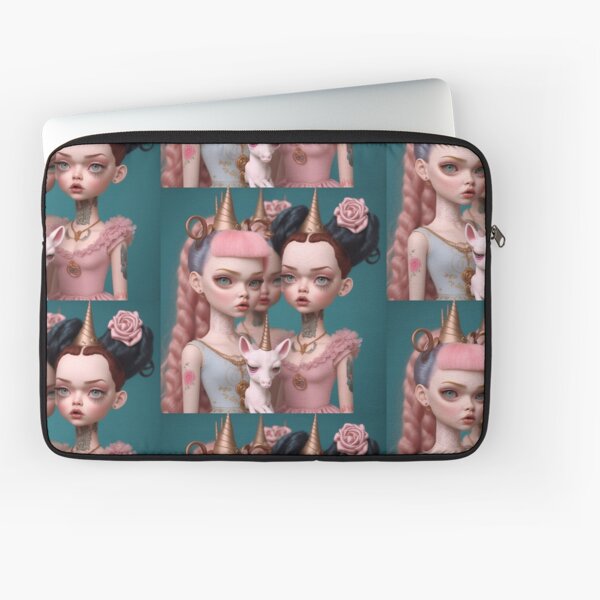 Girls Unicorn Party Laptop Sleeve