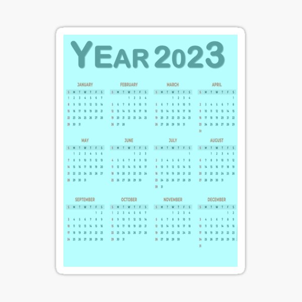 Liturgical Year Planner Stickers: Feast Days Sticker for Sale by  AnglicanNerd