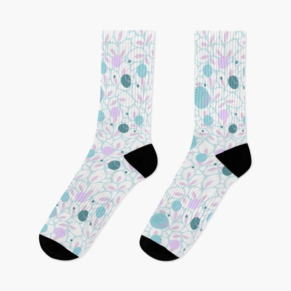 Aperçu de l'œuvre Motif blanc rose aqua créée et vendue par StuffWeMade.