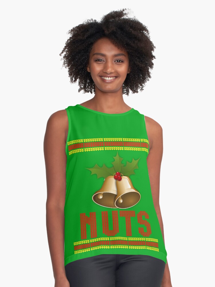 Chestnuts Couples Christmas Ugly Shirts - Nuts Sleeveless Top for Sale by  ravishdesigns