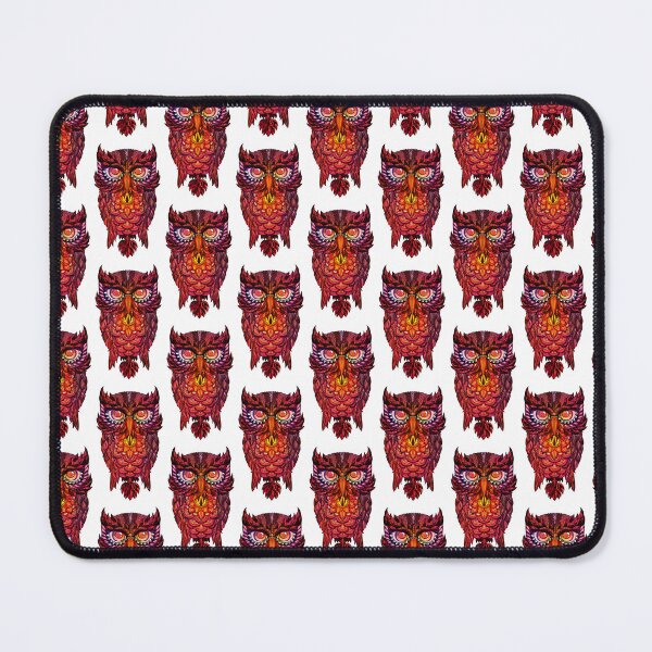 Item preview, Mandala Fire Owl designed and sold by Rusembell.