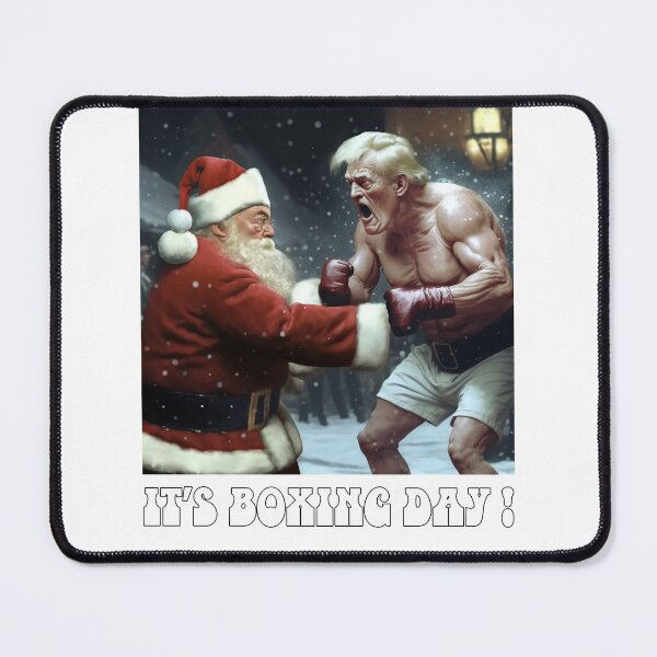 Artikelvorschau, Trump und Santa Boxing Day entworfen und verkauft von ARTeez⭐️⭐️⭐️⭐️⭐️.