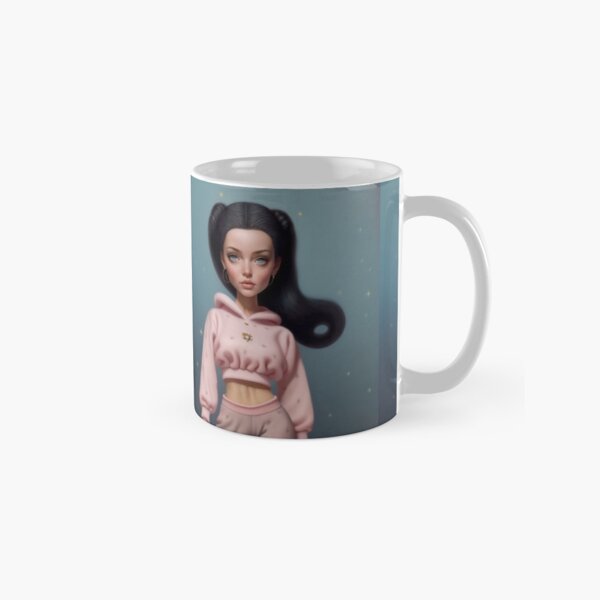 Pink Gym Woman Classic Mug