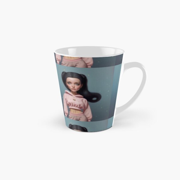 Pink Gym Woman Tall Mug