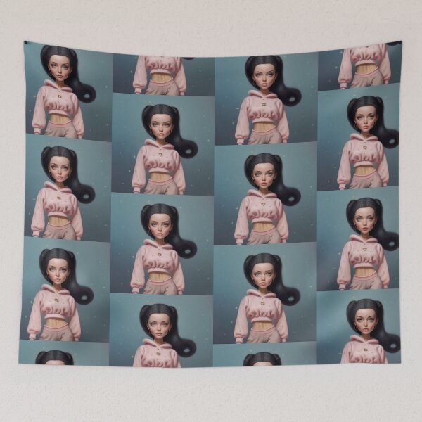 Item preview, Pink Gym Woman designed and sold by AliceMonberCom.