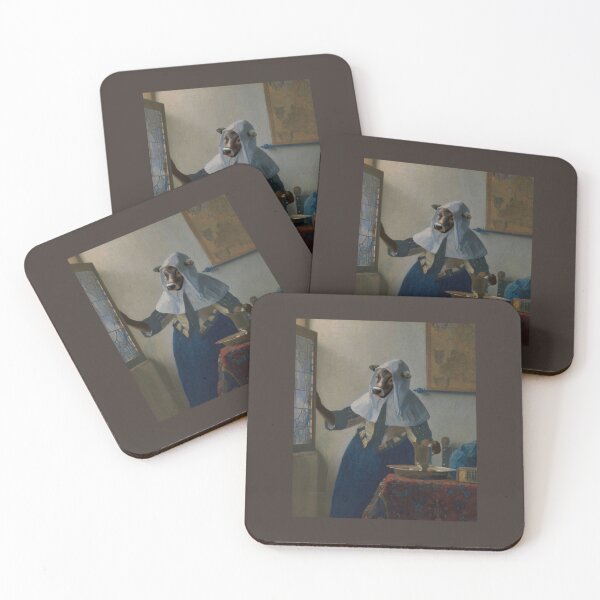 Item preview, Fancy Bovine A Cow Oil Painting Portrait Design designed and sold by majnate.