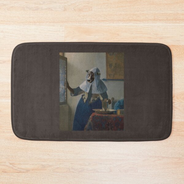 Item preview, Fancy Bovine A Cow Oil Painting Portrait Design designed and sold by majnate.