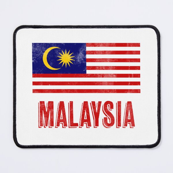 Item preview, Flag of Malaysia "Grunge" look. designed and sold by KTSubz Faith & Fun Designs.