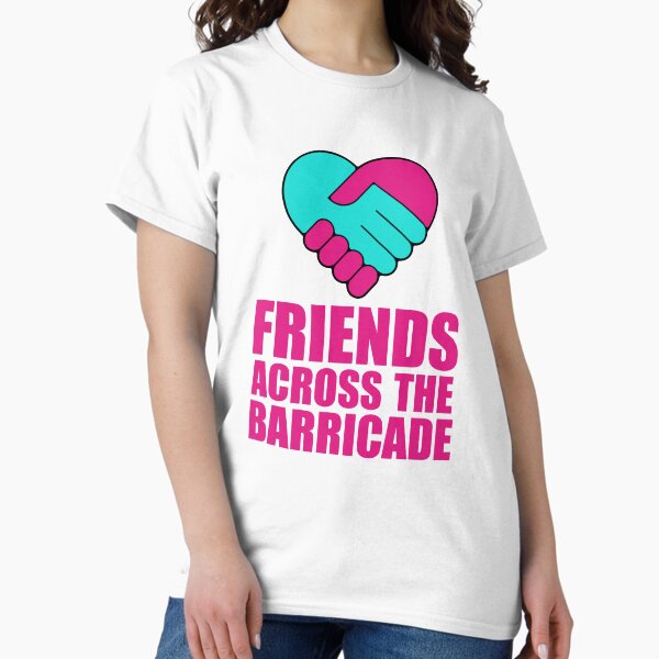 Vista previa del artículo con la obra «Derry Girls Friends Across The Barricades - Católica protestante», diseñado y vendido por GodsFlagFandom.