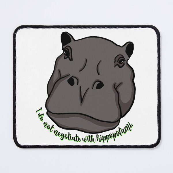 Item preview, Sassy, Funny Hippopotamus designed and sold by Sewilsons.