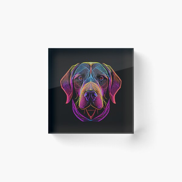 Item preview, Black Labrador Dog Colorful Paint Splash designed and sold by rafaeltto.