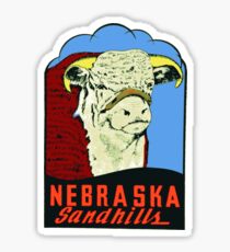 Nebraska Sandhills vintage car decal USA Sticker