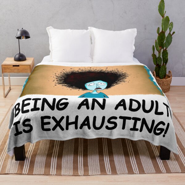 Item preview, Being an Adult is Exhausting designed and sold by The Third Eye  Shop.