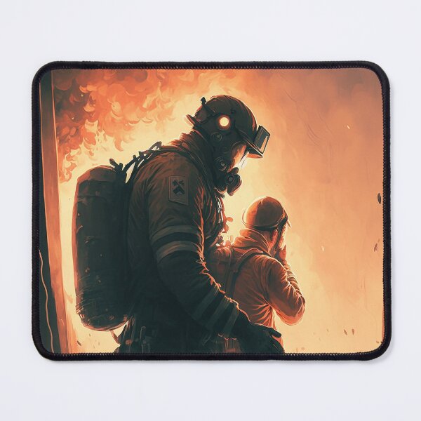 Item preview, Heroic Fireman designed and sold by Abili-Tees.