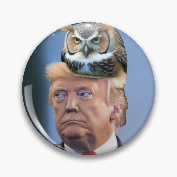 Artikelvorschau, Trump-Silvester-Eule hockt entworfen und verkauft von ARTeez⭐️⭐️⭐️⭐️⭐️.