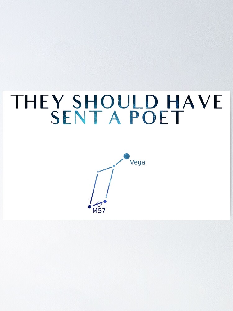 They Should Have Sent A Poet Poster For Sale By Magbees Redbubble