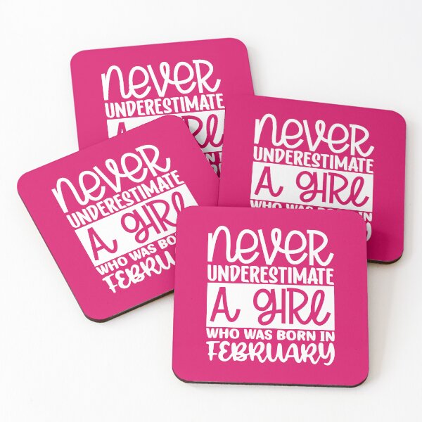 Item preview, Never underestimate a girl who was born in February designed and sold by magicmagnet.