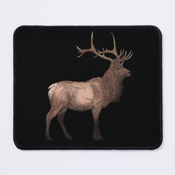 Item preview, Elk drawing, colored version designed and sold by DaveDanchuk.