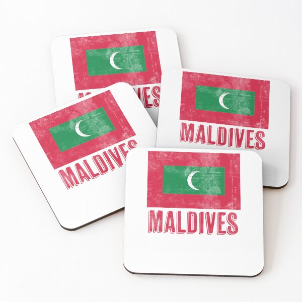Item preview, Flag of Maldives "Grunge" look. designed and sold by KTSubz Faith & Fun Designs.