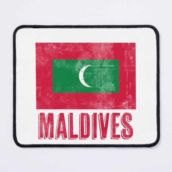 Item preview, Flag of Maldives "Grunge" look. designed and sold by KTSubz Faith & Fun Designs.