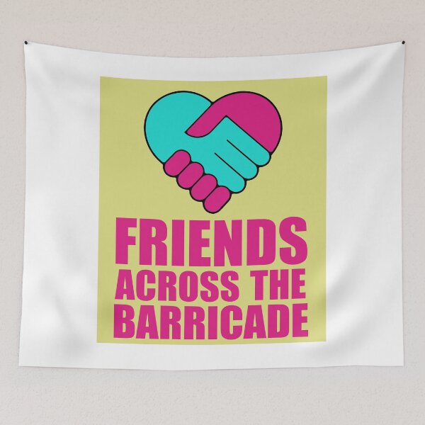 Item preview, Derry Girls Friends Across The Barricade designed and sold by GodsFlagFandom.