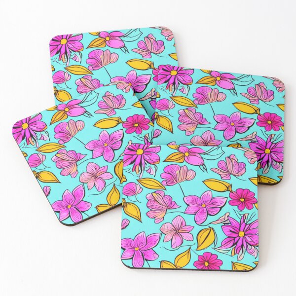 Item preview, Pink floral pattern designed and sold by usama883.