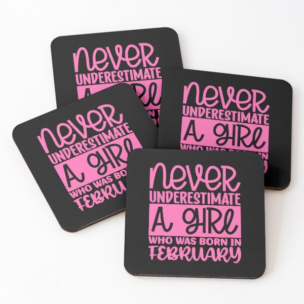 Item preview, Never underestimate a girl who was born in February designed and sold by magicmagnet.