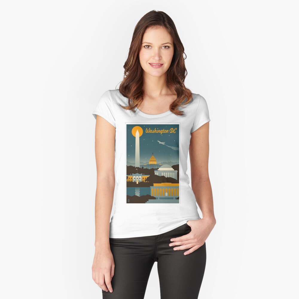 Item preview, Fitted Scoop T-Shirt designed and sold by DigiArtyst.