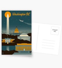 Washington DC Retro Poster Postkarten