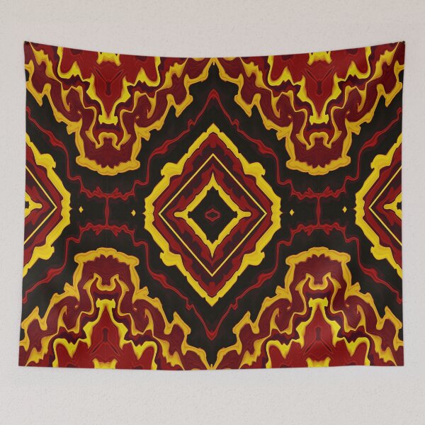 Item preview, Red tribal patterns designs  designed and sold by Naimatshop.