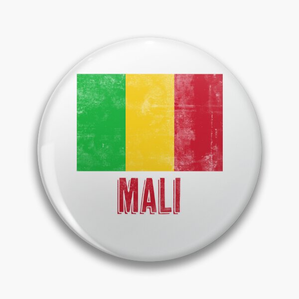 Item preview, Flag of Mali "Grunge" look. designed and sold by KTSubz Faith & Fun Designs.