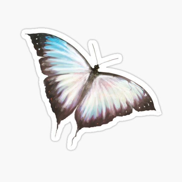 Color Changing Butterfly Sticker