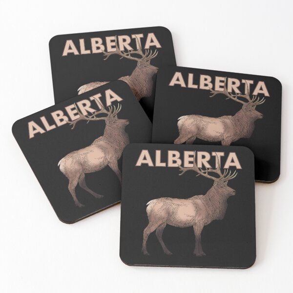 Item preview, Alberta -Elk drawing, colored version designed and sold by DaveDanchuk.