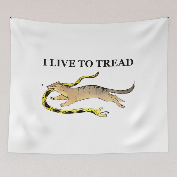 Item preview, I LIVE TO TREAD- MONGOOSE   designed and sold by greatamerican12.