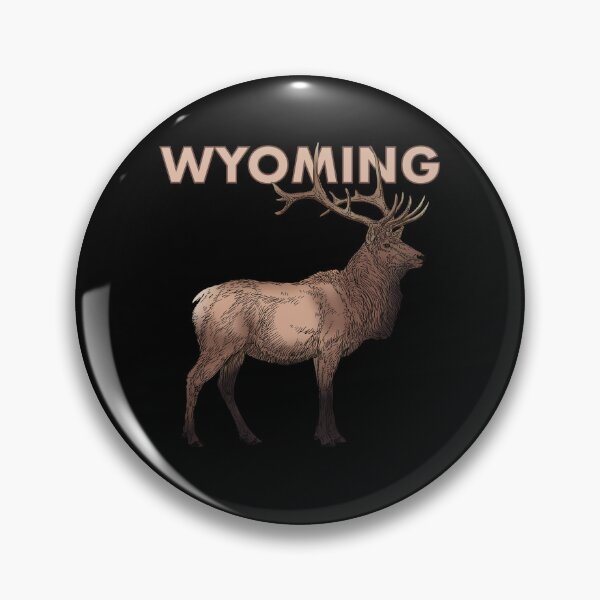 Item preview, Wyoming  -Elk drawing, colored version designed and sold by DaveDanchuk.