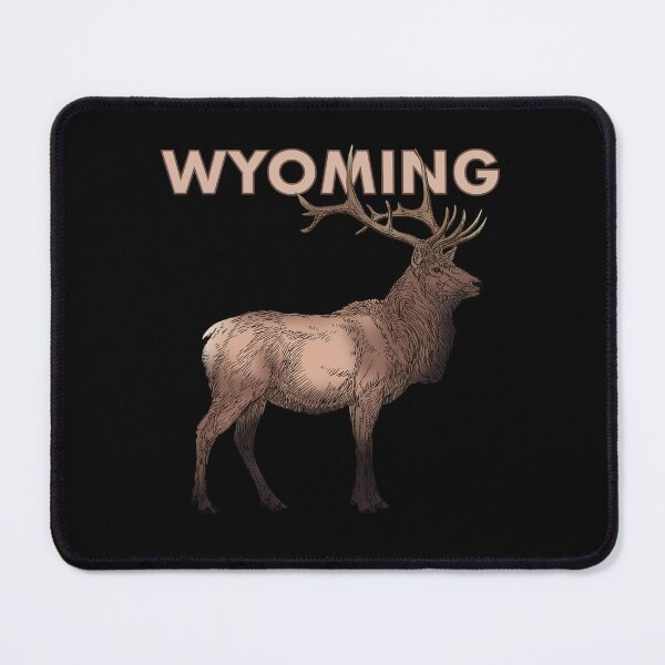 Item preview, Wyoming -Elk drawing, colored version designed and sold by DaveDanchuk.