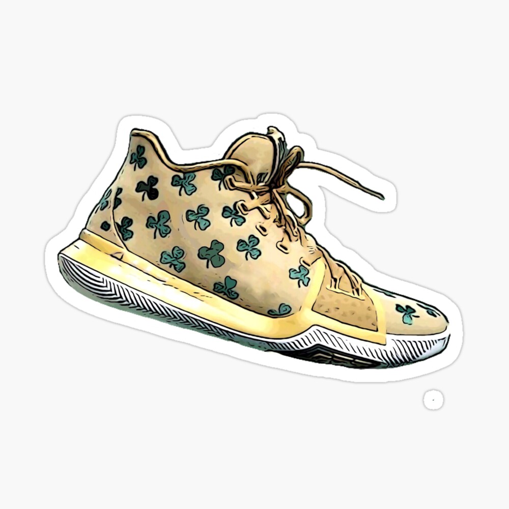 kyrie irving shoes with clovers