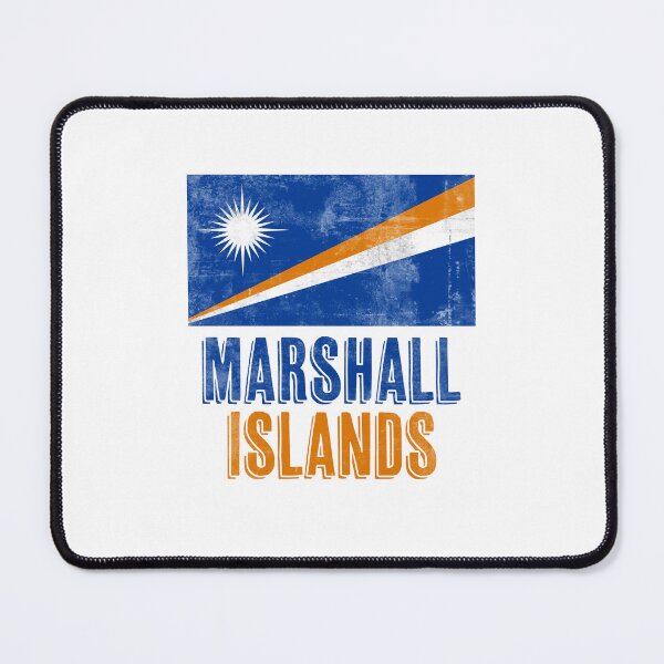 Item preview, Flag of Marshall Islands "Grunge" look. designed and sold by KTSubz Faith & Fun Designs.