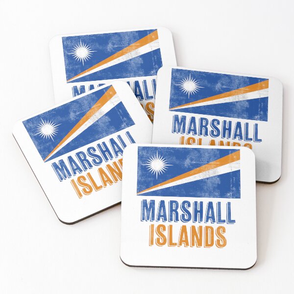 Item preview, Flag of Marshall Islands "Grunge" look. designed and sold by KTSubz Faith & Fun Designs.