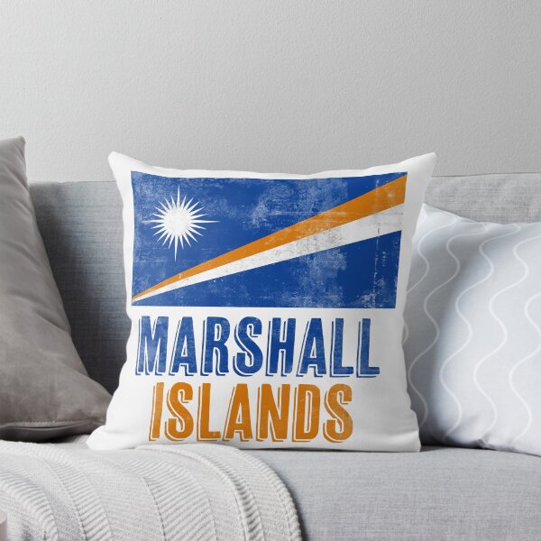 Aperçu de l'œuvre Drapeau des Iles Marshall au look "Grunge". créée et vendue par KTSubz Faith & Fun Designs.